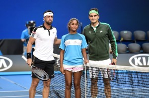 Roger Federer, Hot Shot Coin Toss, 1R, 18 January 2016