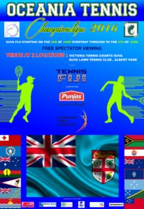 TENNIS FIJI POSTER