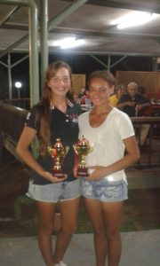 Girls doubles winner